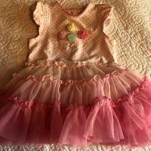 Baby dress with tutu, 9 months
